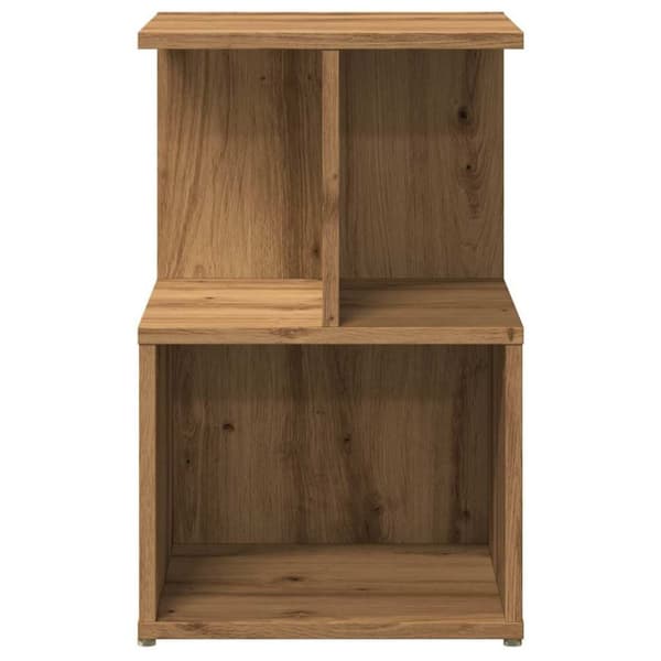 vidaXL Nattbord artisan eik 35x35x55 cm konstruert tre