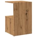 Miniatyrbilde 8 av 11: vidaXL Nattbord artisan eik 35x35x55 cm konstruert tre