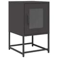 Miniatyrbillede 3 af 11: vidaXL sengebord 36x39x60,5 cm koldvalset stål sort