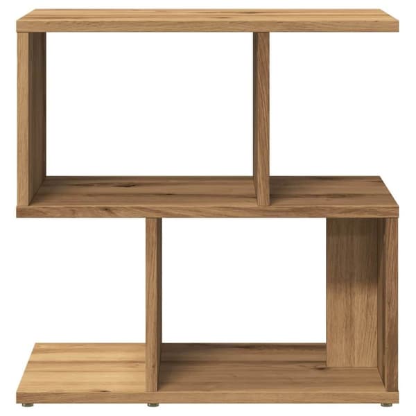vidaXL Nattbord artisan eik 50x30x51,5 cm konstruert tre