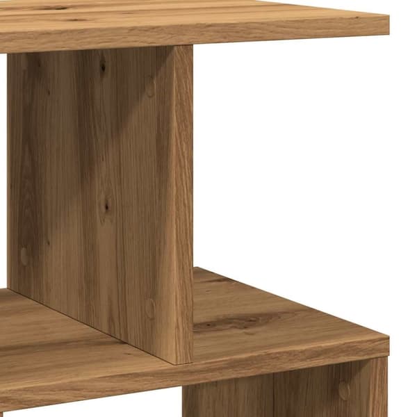 vidaXL Nattbord artisan eik 50x30x51,5 cm konstruert tre