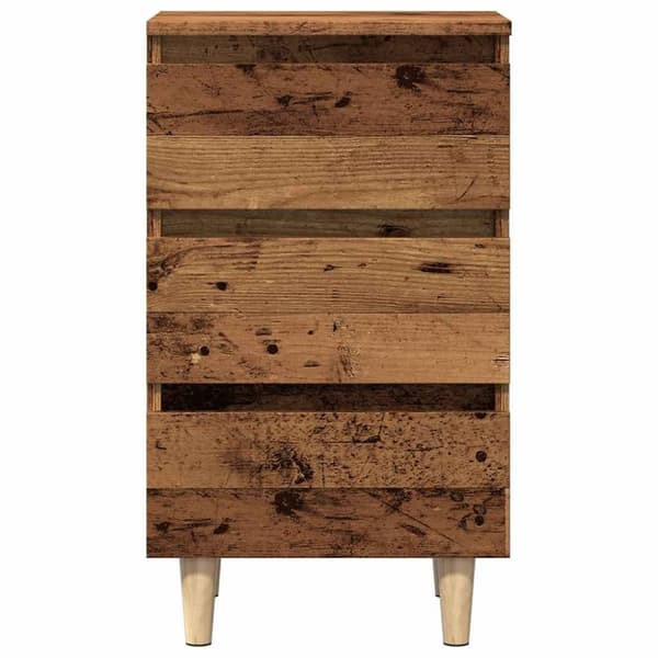 vidaXL Nattbord gammelt tre 40x35x69 cm konstruert tre