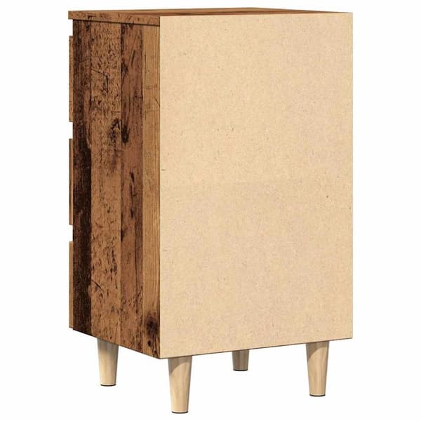 vidaXL Nattbord gammelt tre 40x35x69 cm konstruert tre