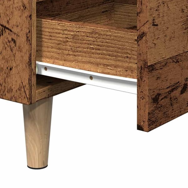 vidaXL Nattbord gammelt tre 40x35x69 cm konstruert tre