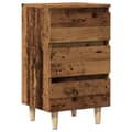 Miniatyrbilde 1 av 11: vidaXL Nattbord gammelt tre 40x35x69 cm konstruert tre