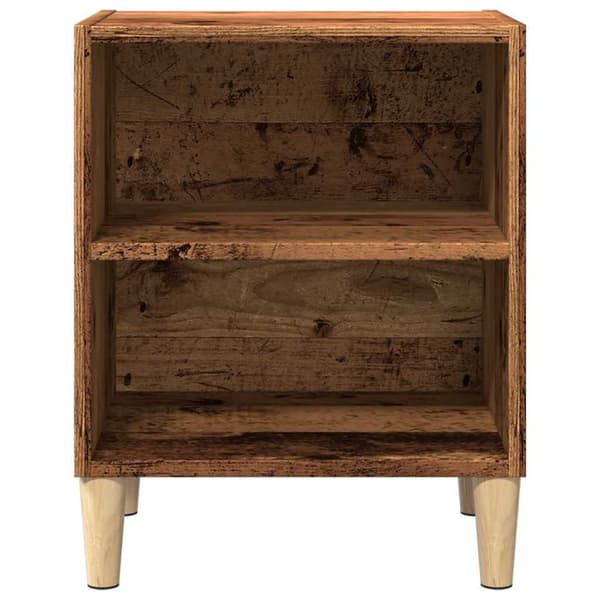 vidaXL Nattbord gammelt tre 40x30x50 cm konstruert tre