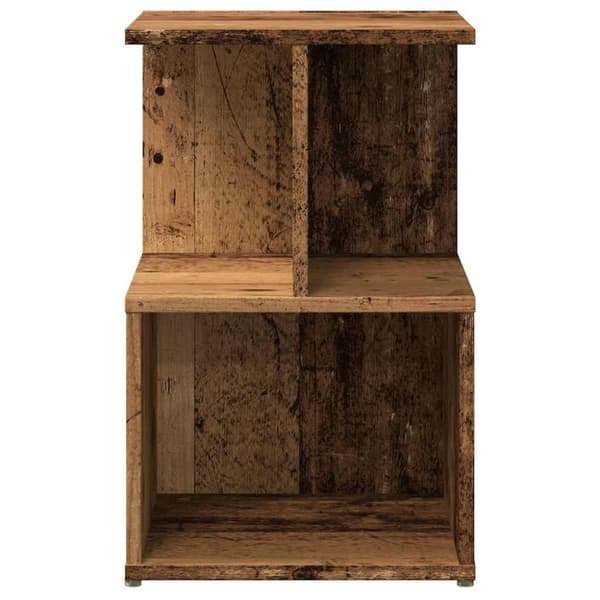 vidaXL Nattbord 2 stk gammelt tre 35x35x55 cm konstruert tre