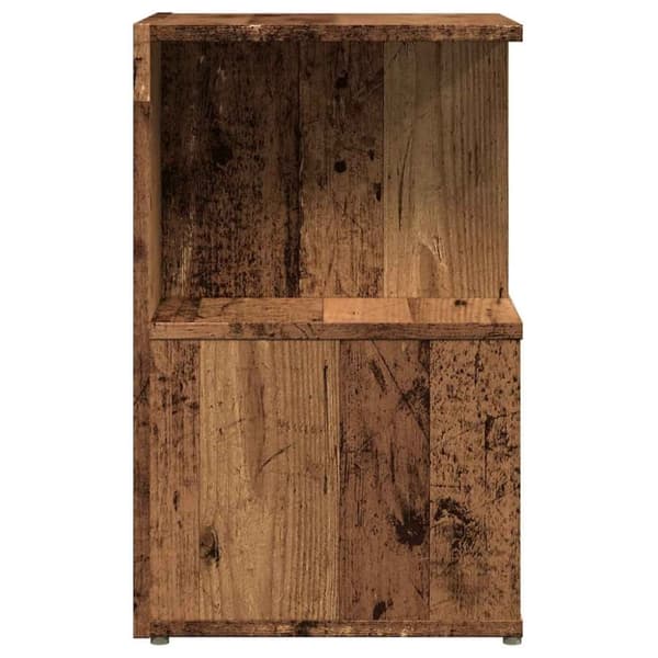vidaXL Nattbord 2 stk gammelt tre 35x35x55 cm konstruert tre