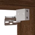 Miniatyrbilde 10 av 11: vidaXL Veggmontert nattbord brun eik 40x31x39,5 cm