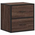 Miniatyrbilde 1 av 11: vidaXL Veggmontert nattbord brun eik 40x31x39,5 cm