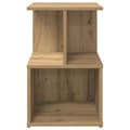 Miniatyrbilde 6 av 11: vidaXL Nattbord 2 stk artisan eik 35x35x55 cm konstruert tre
