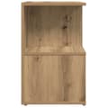 Miniatyrbilde 7 av 11: vidaXL Nattbord 2 stk artisan eik 35x35x55 cm konstruert tre