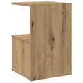 Miniatyrbilde 8 av 11: vidaXL Nattbord 2 stk artisan eik 35x35x55 cm konstruert tre
