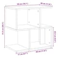 Miniatyrbilde 10 av 11: vidaXL Nattbord gammelt tre 50x30x51,5 cm konstruert tre