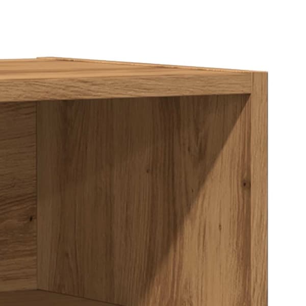 vidaXL sengebord 40x30x50 cm konstrueret træ egetræsfarve