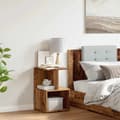 Miniatyrbilde 4 av 11: vidaXL Nattbord gammelt tre 35x35x55 cm konstruert tre
