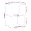 Miniatyrbilde 11 av 11: vidaXL Nattbord gammelt tre 35x35x55 cm konstruert tre