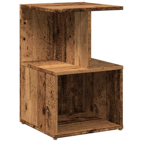 vidaXL Nattbord gammelt tre 35x35x55 cm konstruert tre
