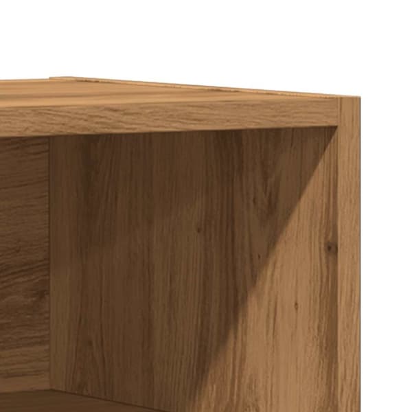 vidaXL sengeborde 2 stk. 40x30x50 cm konstrueret træ egetræ