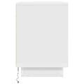 Pikkukuva 10 / 11: vidaXL Yöpöytäkaapit LED-valoilla 2 kpl Valkoinen 38x34x50 cm