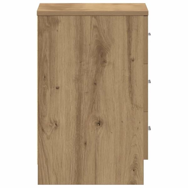 vidaXL Yöpöytäkaapit 2 kpl käsityöläinen tammi 38x35x55 cm