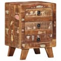Miniatyrbilde 1 av 11: vidaXL Nattbord 37x32x50 cm gjenvunnet heltre