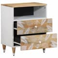 Miniatyrbillede 3 af 11: vidaXL sengebord 50x33x60 cm massivt mangotræ