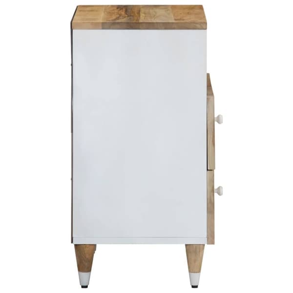 vidaXL sengebord 50x33x60 cm massivt mangotræ