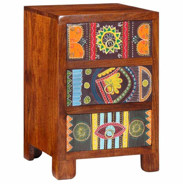 vidaXL Nattbord 40x40x60 cm heltre akasie