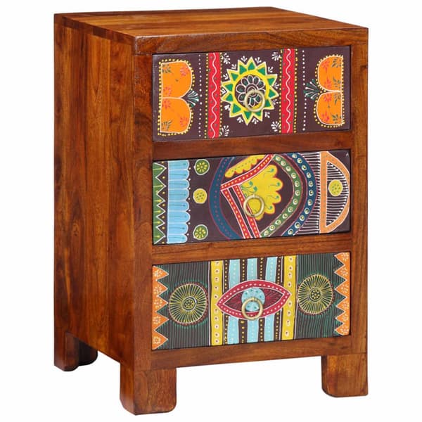 vidaXL Nattbord 40x40x60 cm heltre akasie