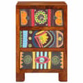 Miniatyrbilde 2 av 11: vidaXL Nattbord 40x40x60 cm heltre akasie
