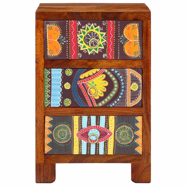 vidaXL Nattbord 40x40x60 cm heltre akasie