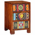 Miniatyrbilde 1 av 11: vidaXL Nattbord 40x40x60 cm heltre akasie