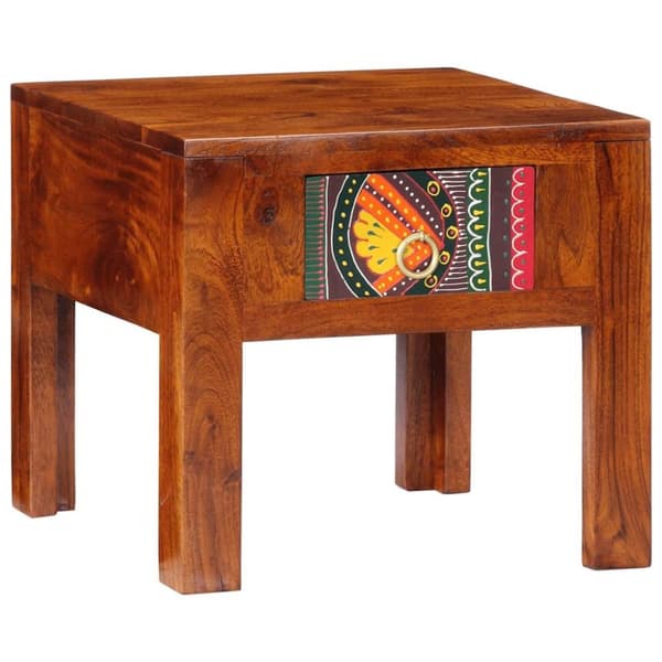 vidaXL Nattbord 40x40x36 cm heltre akasie