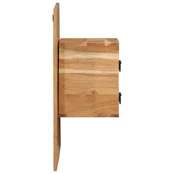 vidaXL sengebord 60x32x80 cm massivt akacietræ