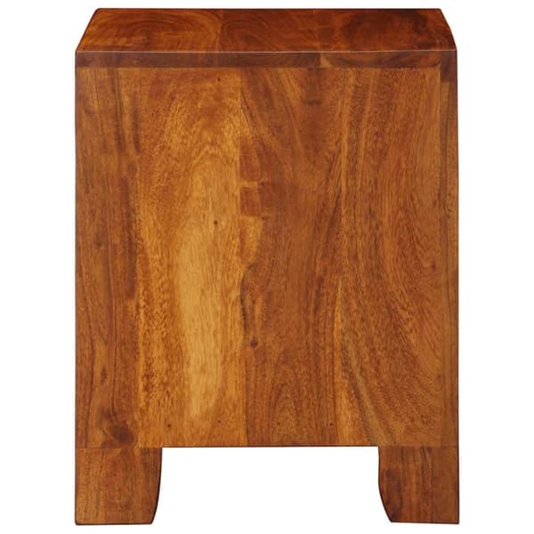 vidaXL sengebord 40x35x45 cm massivt akacietræ