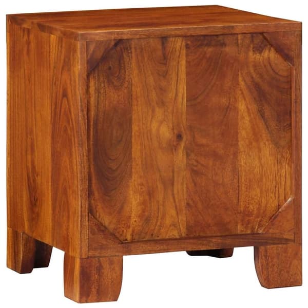 vidaXL sengebord 40x35x45 cm massivt akacietræ