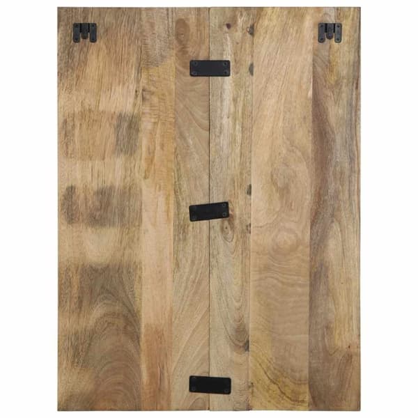 vidaXL sengeskab 60x32x80 cm massivt ru mangotræ
