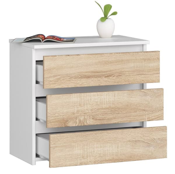 NATBORD CL3 60 cm HVID / SONOMA