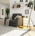 Miniatyrbild 5 av 5: NATTDUKSBORDE CL3 60 cm VIT / VIT HIGH GLOSS