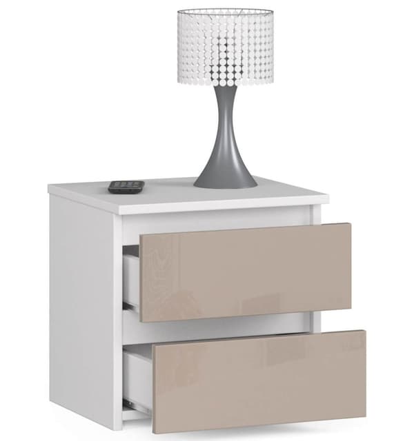 KOMMODE CL2 2SZ CLP CAPUCCINO GLANSEDE