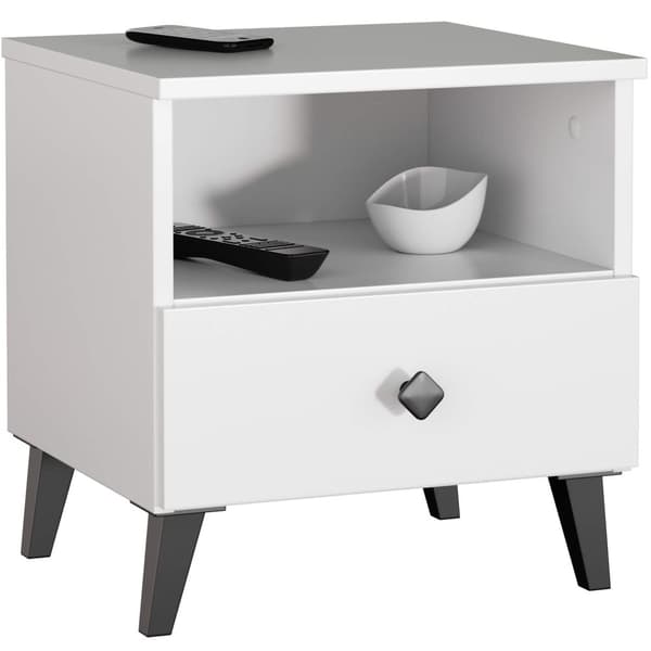 KOMMODE MOBI K-01 HVID SORT