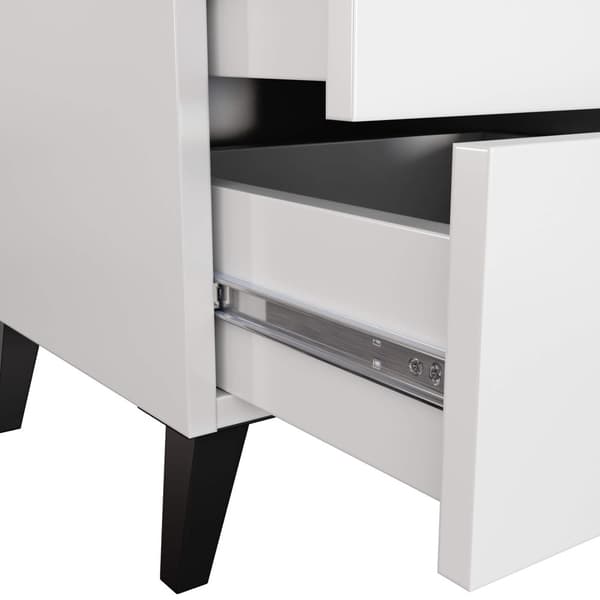 KOMMODE MOBI K-02 HVID SORT