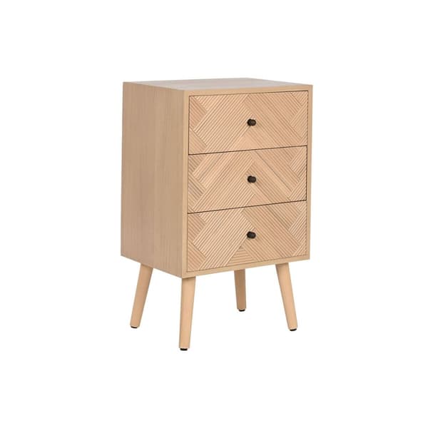 Natbord Home ESPRIT Natur Paulonia træ Træ MDF 42 x 34 x 70 cm