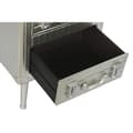 Miniatyrbilde 6 av 7: Nattbord Home ESPRIT Sølv Metall Tre MDF 46 x 39 x 63 cm