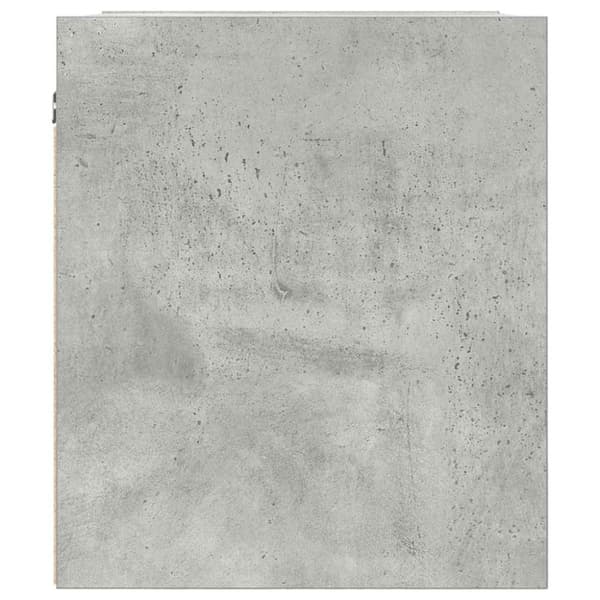 vidaXL Vägghängt sängskåp betonggrå 38x34x40 cm