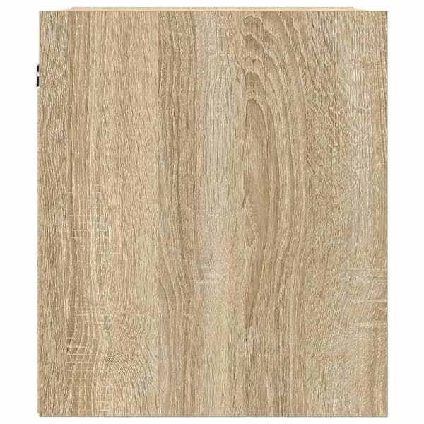 vidaXL Veggmontert nattbord sonoma eik 38x34x40 cm