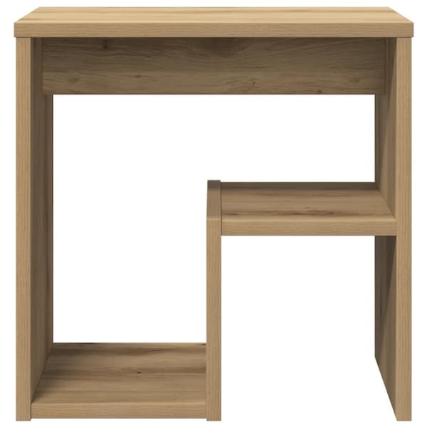 vidaXL Nattbord artisan eik 40x30x40 cm konstruert tre