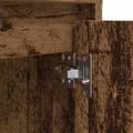 Miniatyrbilde 11 av 11: vidaXL Nattbord med LED gammelt tre 38x34x50 cm