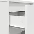 Miniatyrbillede 11 af 11: vidaXL sengeskab med LED-lys 38x34x65 cm hvid